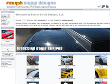 Tablet Screenshot of fourthcircledesigns.com